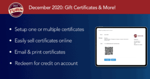 Create, sell, email & print, and redeem gift certificates