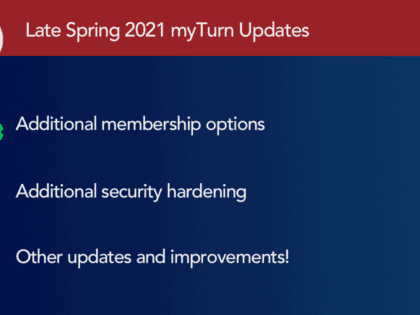 Late Spring 2021 myTurn Updates