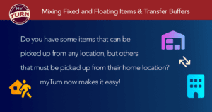 Mixing fixed and floating items and transfer buffers