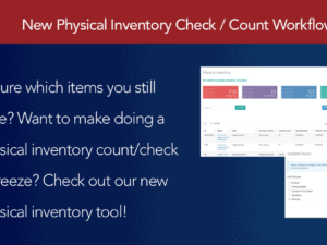 myTurn February 2022: Physical Inventory Count/Check Workflow