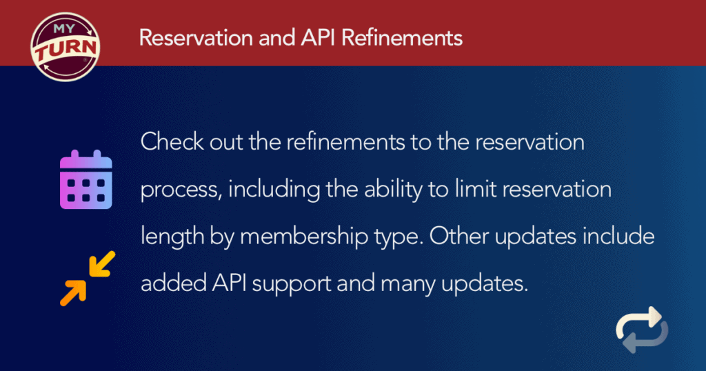 Reservation and API Refinements