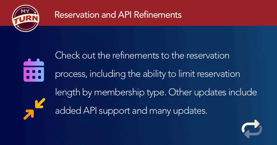 Reservation and API Refinements
