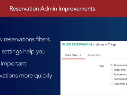 Reservation Admin Improvements – July 2022 myTurn Release