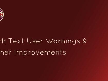 Rich Text Warnings & Other Improvements – April 2025 myTurn Updates